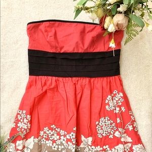 Speechless strapless floral dress